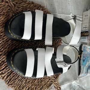 Dr Marten Blaire Quad platform sandals 8